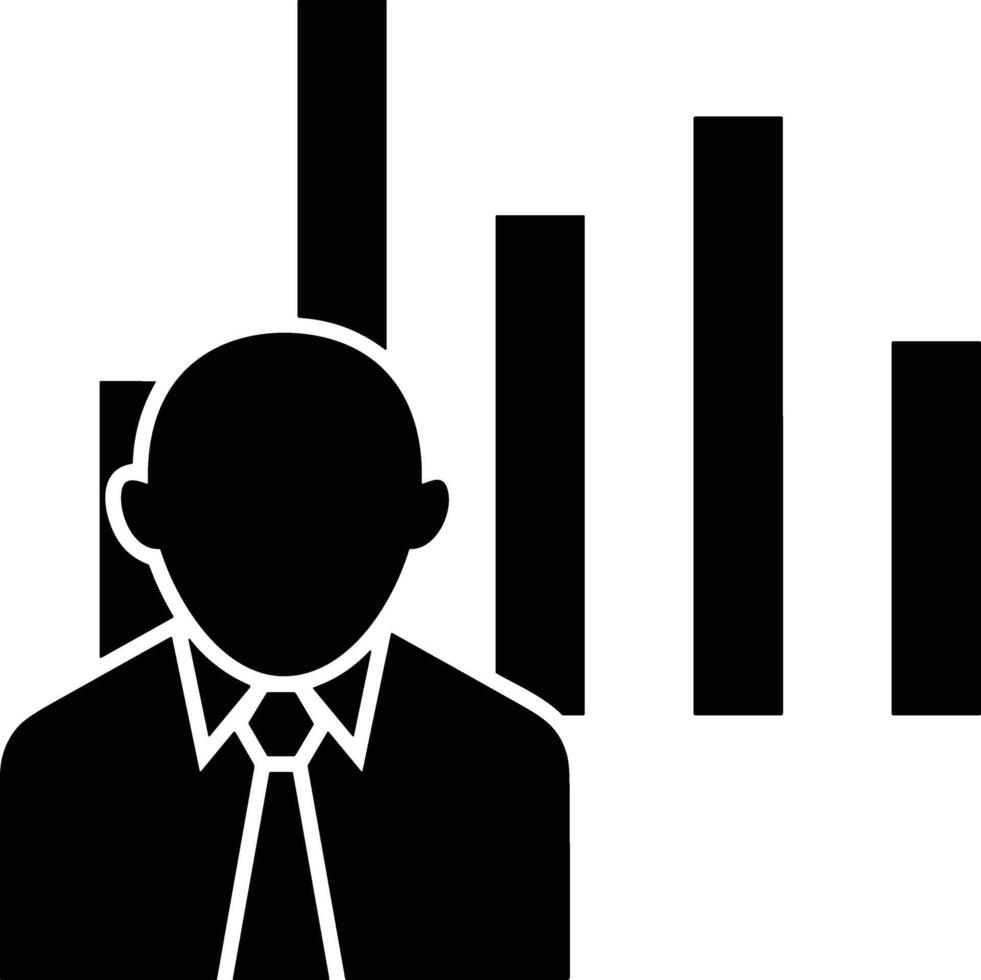 Chart icon symbol image for data statistic analysis illustration vector