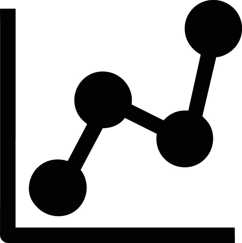 Chart icon symbol image for data statistic analysis illustration vector