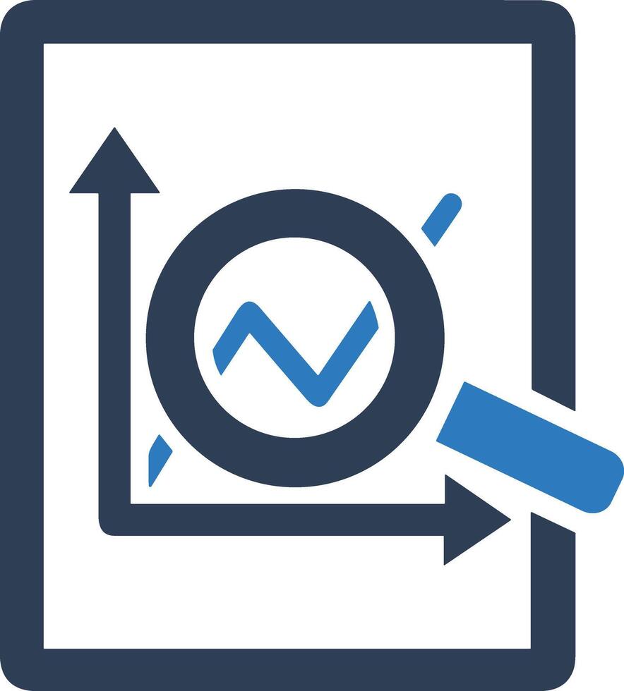 Chart icon symbol image for data statistic analysis illustration vector