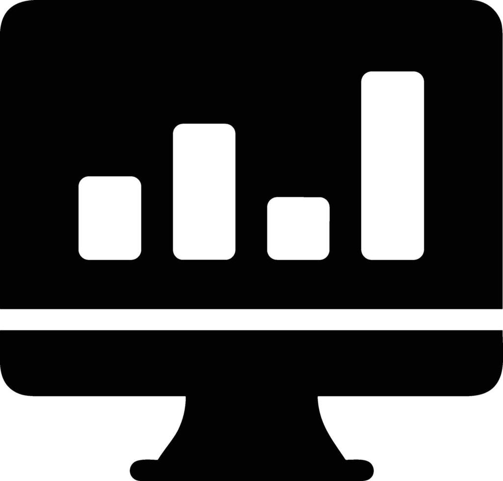 Chart icon symbol image for data statistic analysis illustration vector