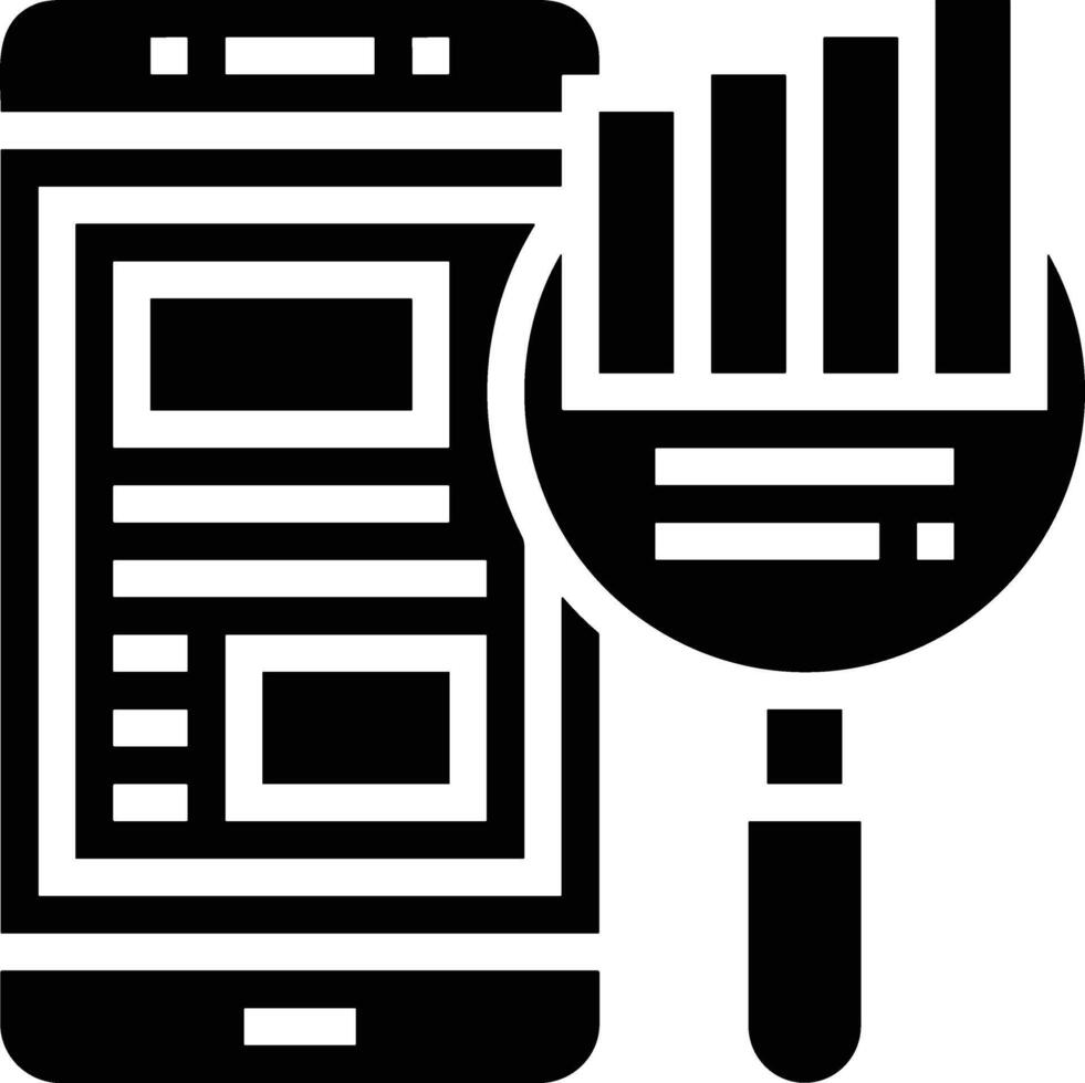Chart icon symbol image for data statistic analysis illustration vector