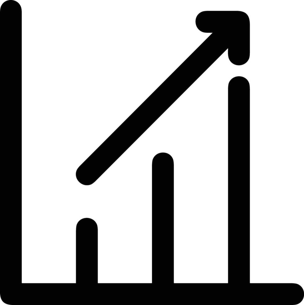 Chart icon symbol image for data statistic analysis illustration vector