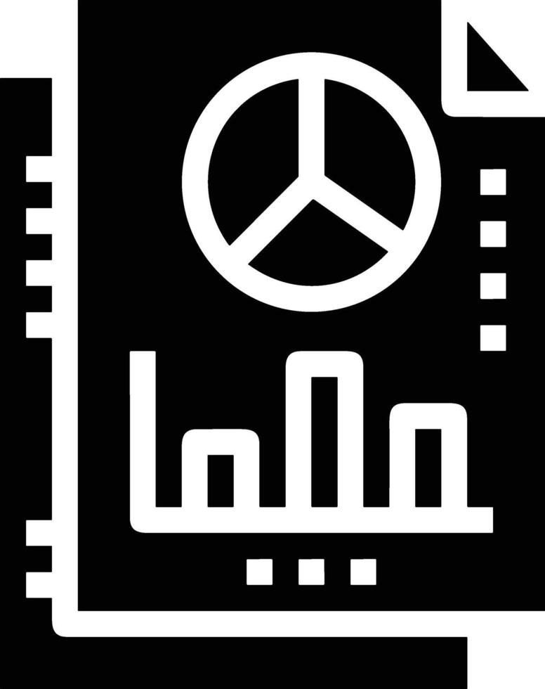 Chart icon symbol image for data statistic analysis illustration vector