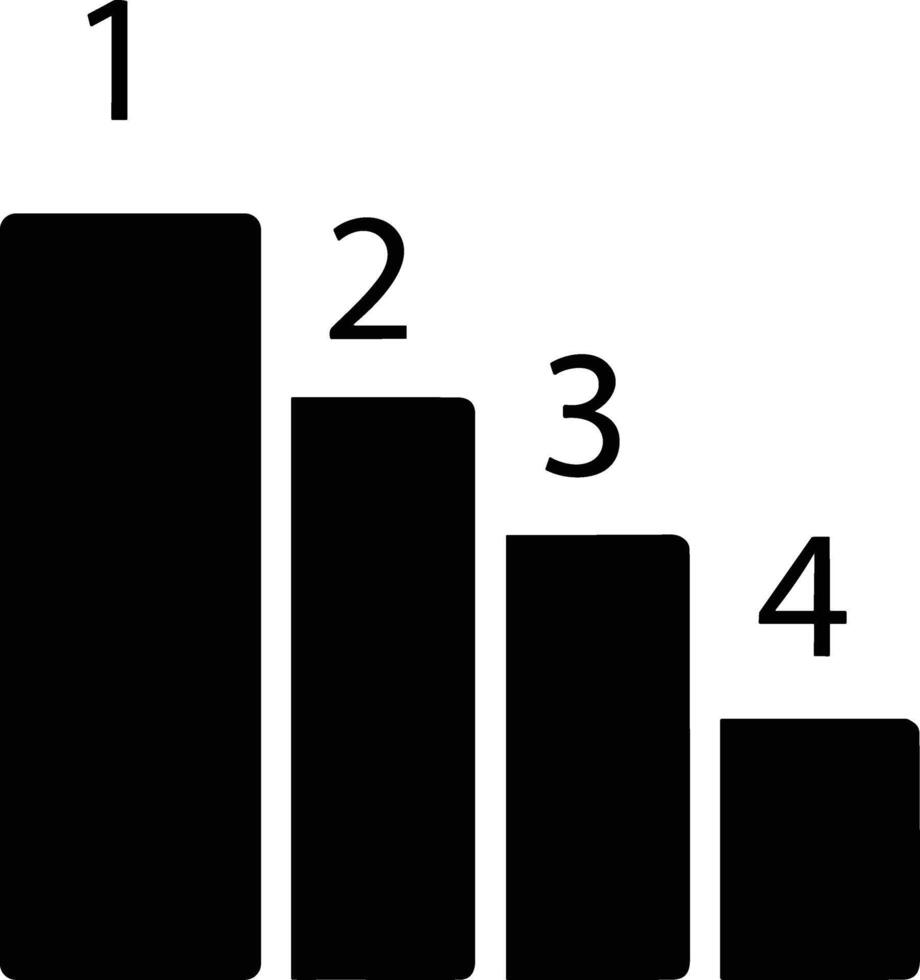 Chart icon symbol image for data statistic analysis illustration vector