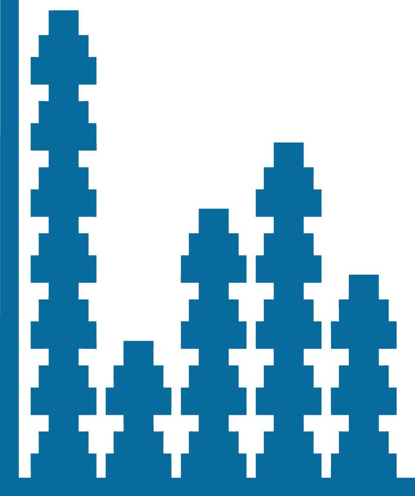 Chart icon symbol image for data statistic analysis illustration vector