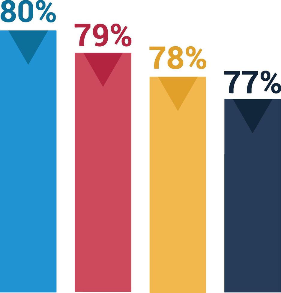 Chart icon symbol image for data statistic analysis illustration vector