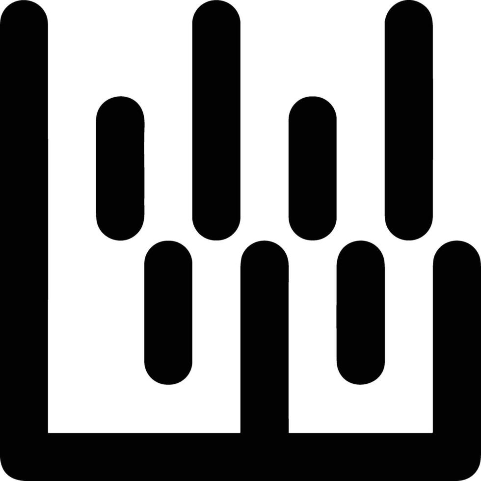 Chart icon symbol image for data statistic analysis illustration vector
