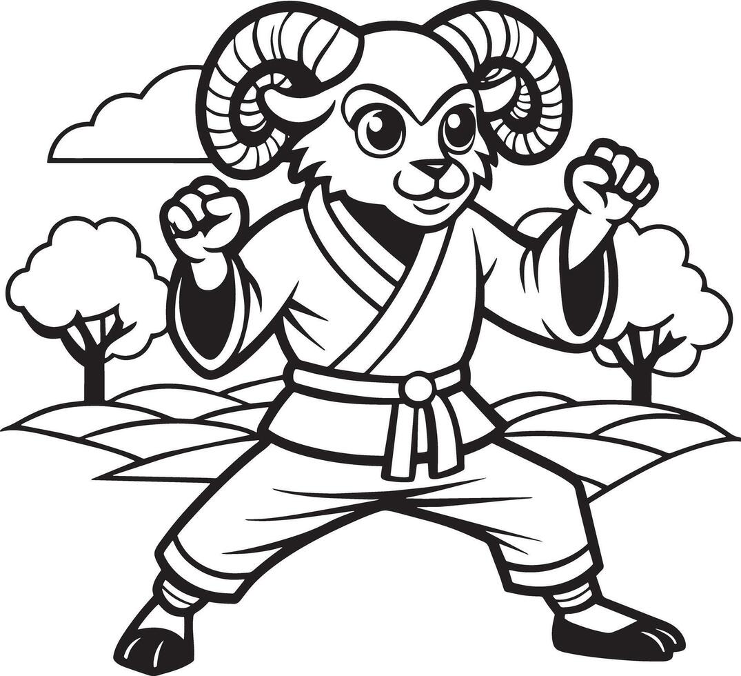 printable coloring page of a child illustration black and white vector