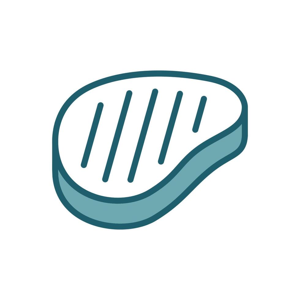 meat icon design template simple and clean vector