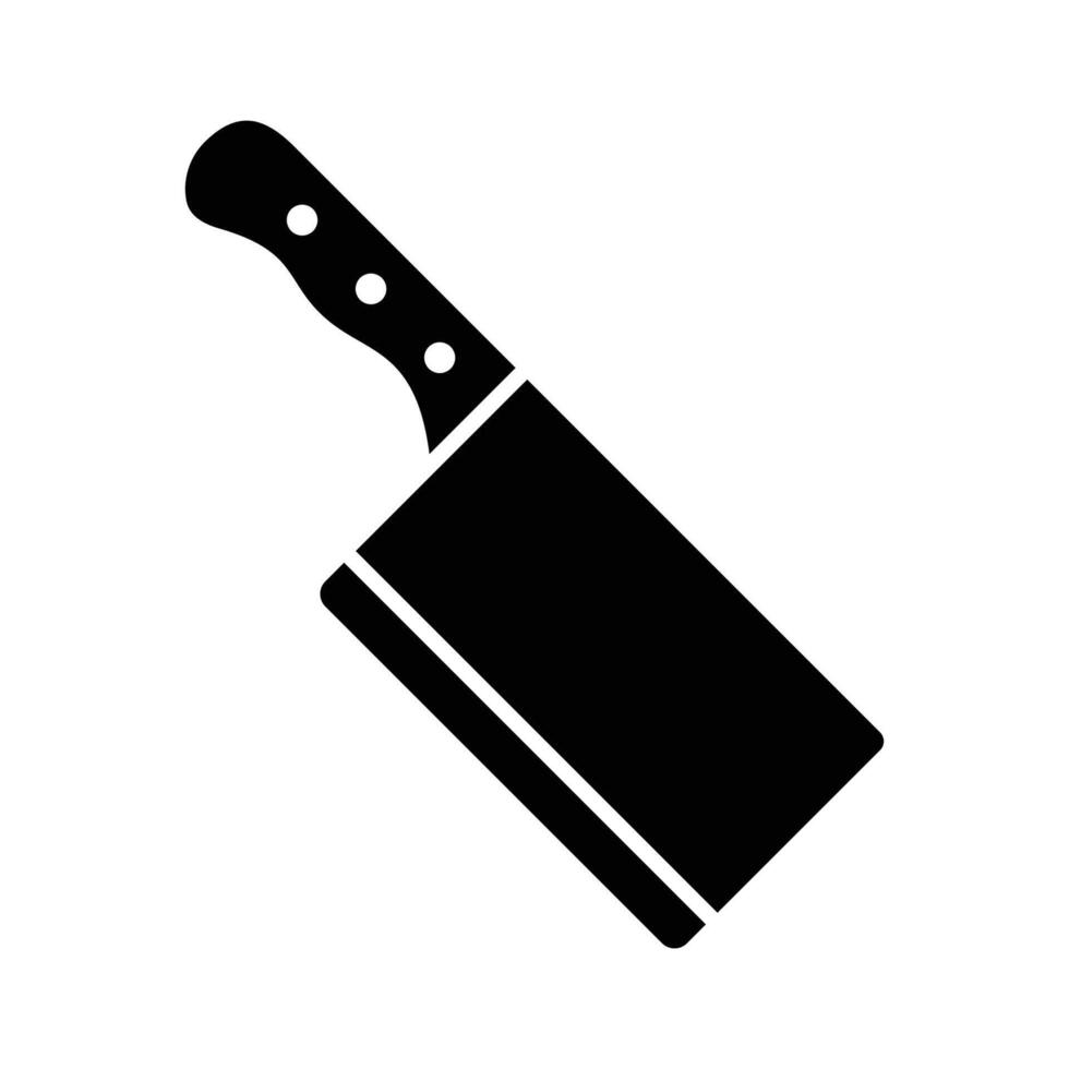 butcher knife icon design template simple and clean vector