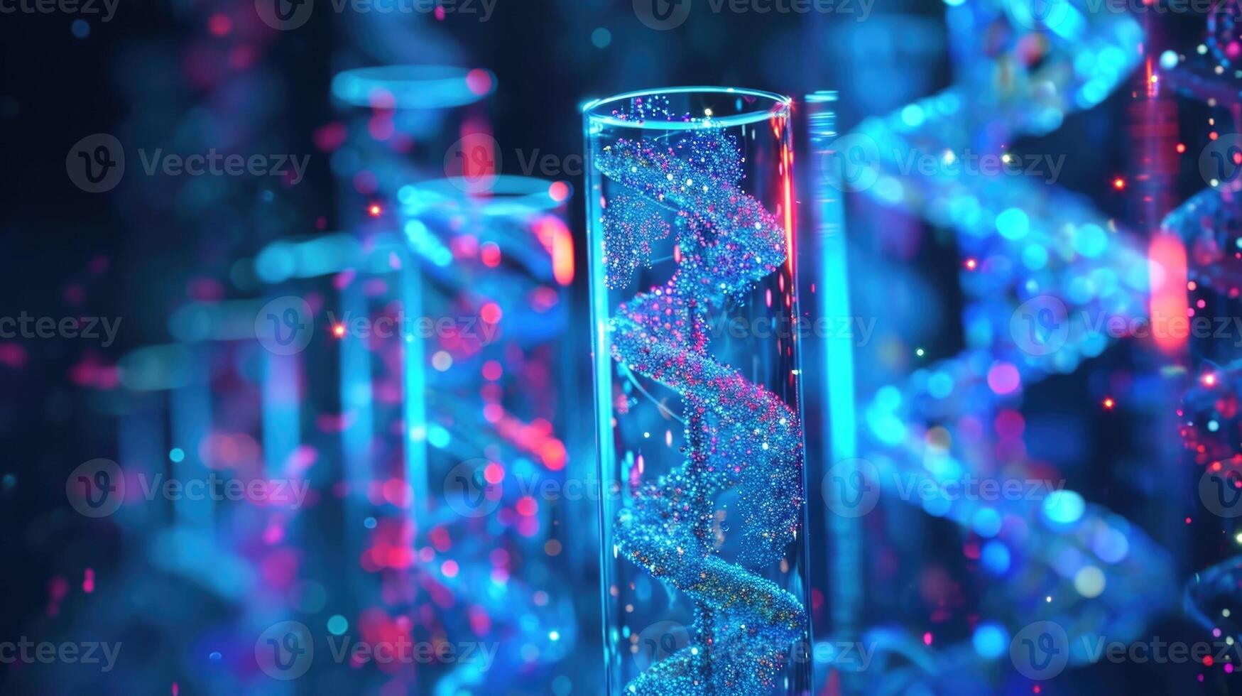 Holographic representations of different drug delivery ods appear allowing researchers to compare and contrast their efficacy photo