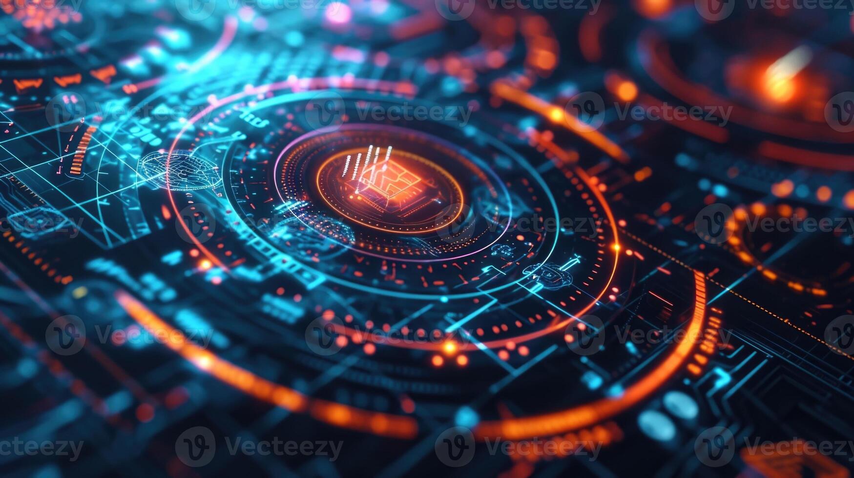 A dynamic hologram displaying transaction history and data visualization for multiple cryptocurrencies within a single wallet photo
