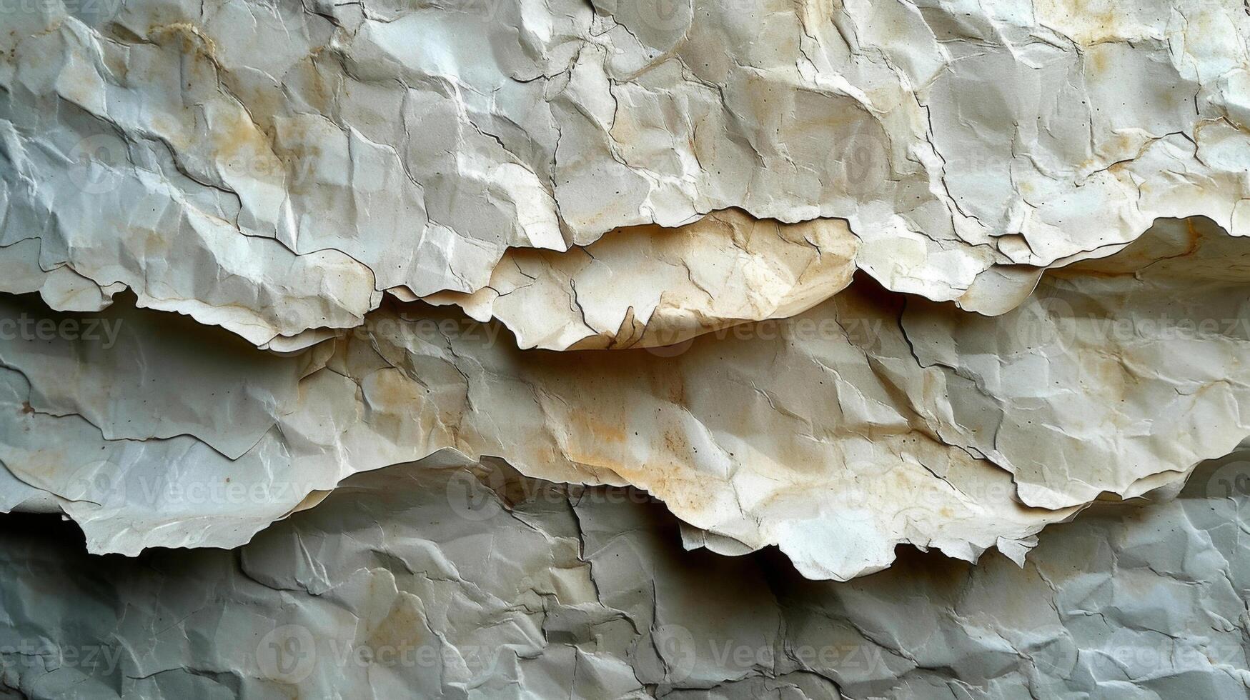 Texture of thick creamy light gliding over the rough surface of a handmade paper emphasizing the natural fibers and uneven edges photo