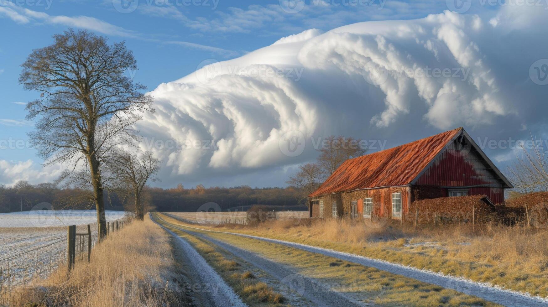 Highlighting the fluid everchanging texture of clouds as they move through the sky photo