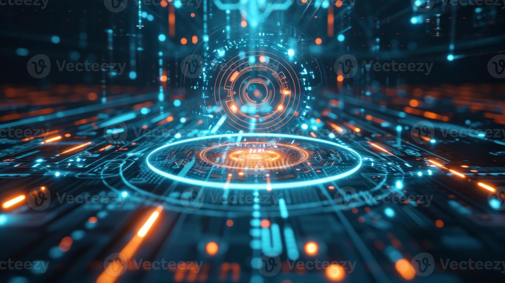 A virtual demonstration showcases the powerful encryption technology used to secure sensitive financial information and th hacking attempts photo