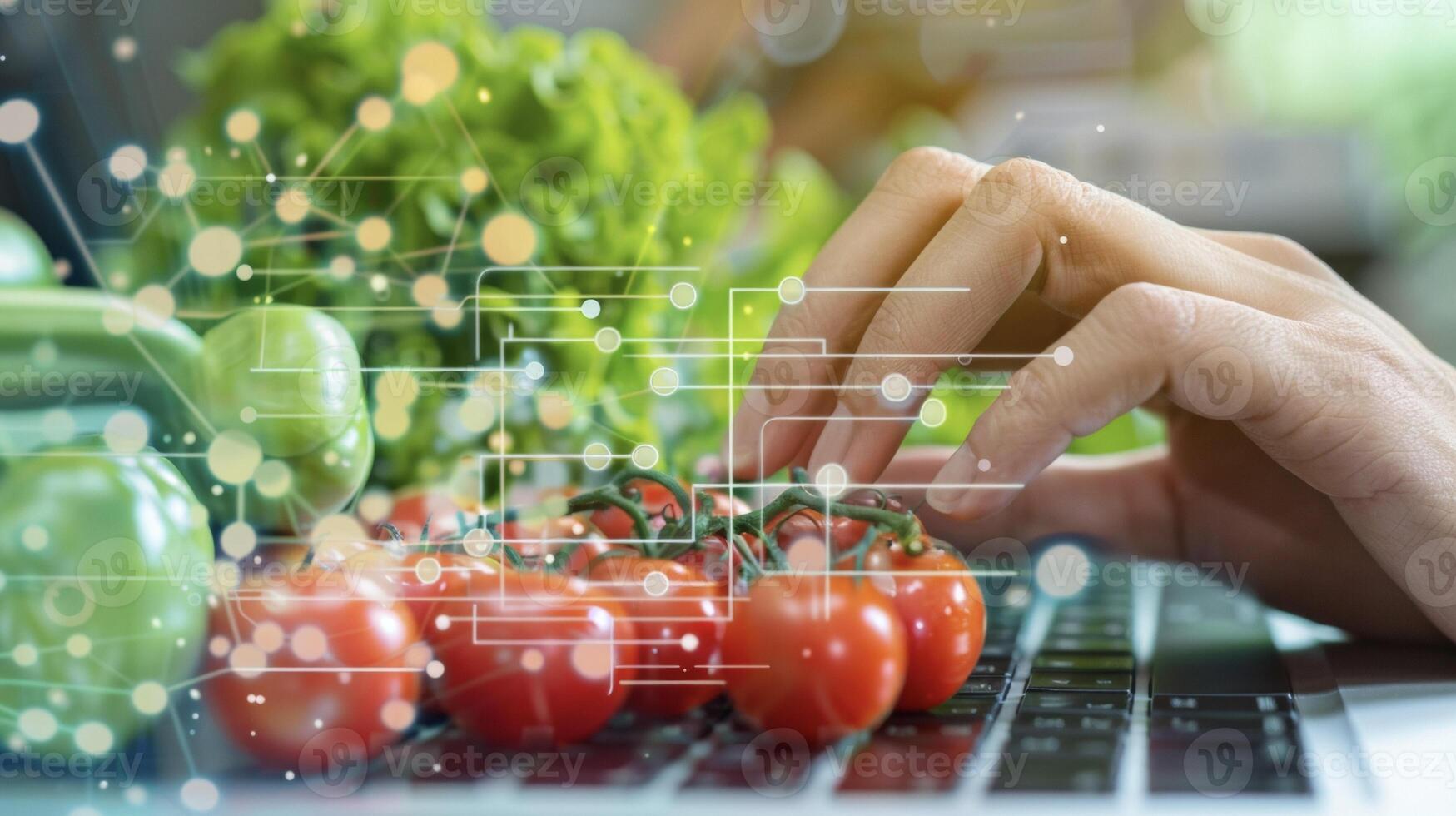A persons fingers scrolling through a digital platform that offers free resources and information on various health topics from nutrition to stress management to sleep improvement photo