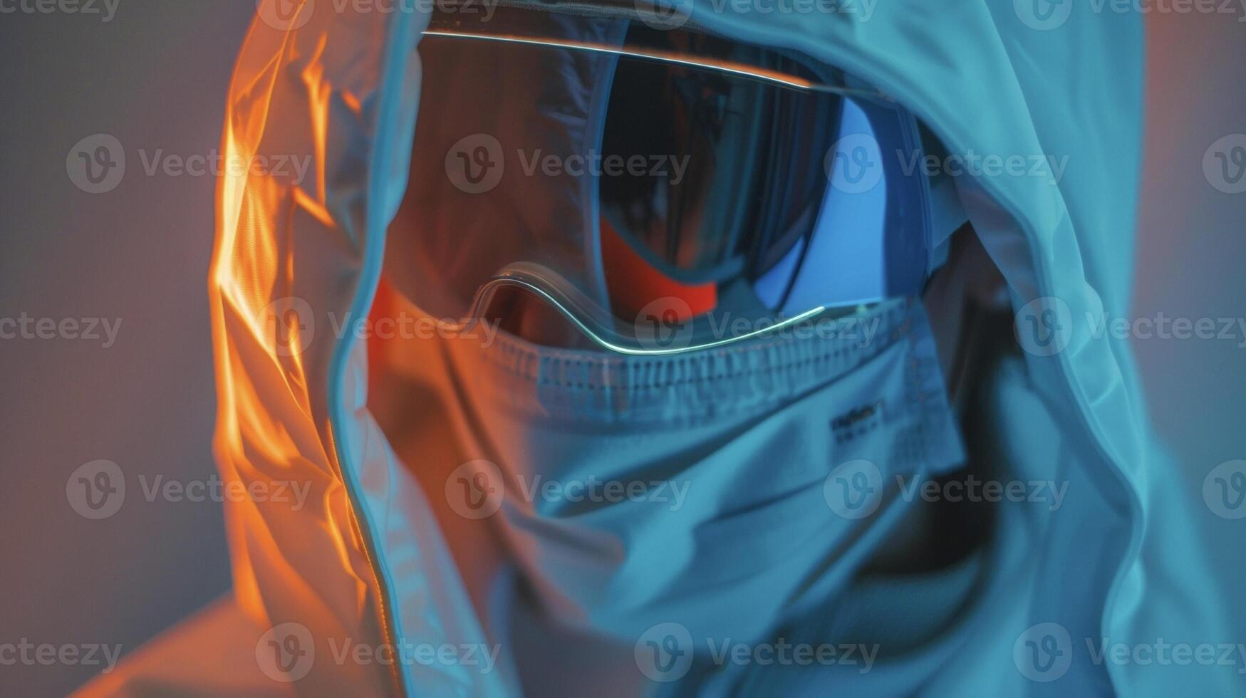 A magnified look at a UV monitor designed to be worn on the clothing with a wireless connection to a smartphone app for personalized sun protection recommendations photo