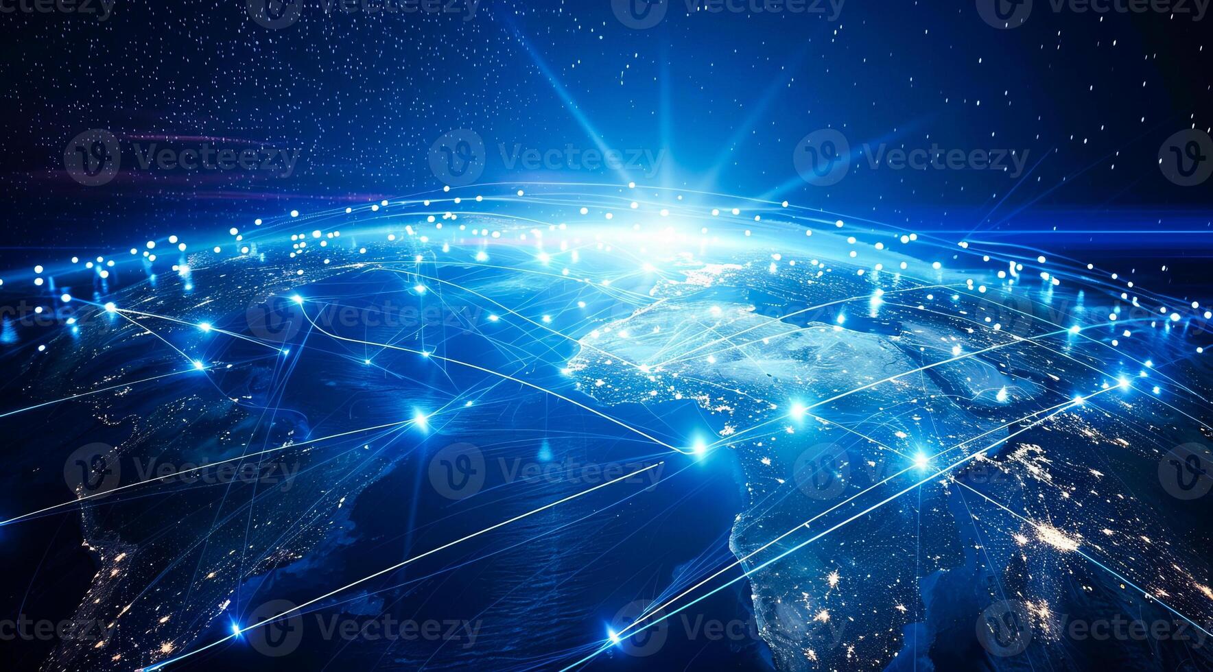Concept of interconnectedness and the importance of global communication photo