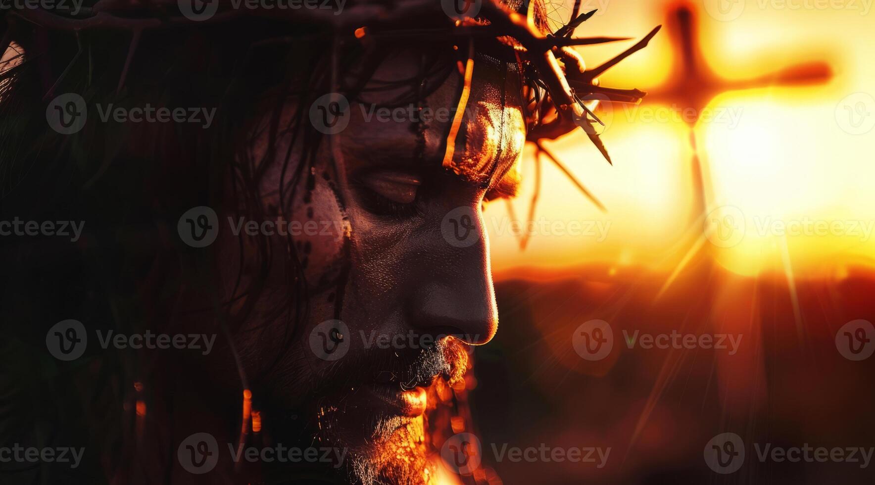 milagro de Jesús Cristo Resurrección. totalmente Biblia cuentos y leyendas foto