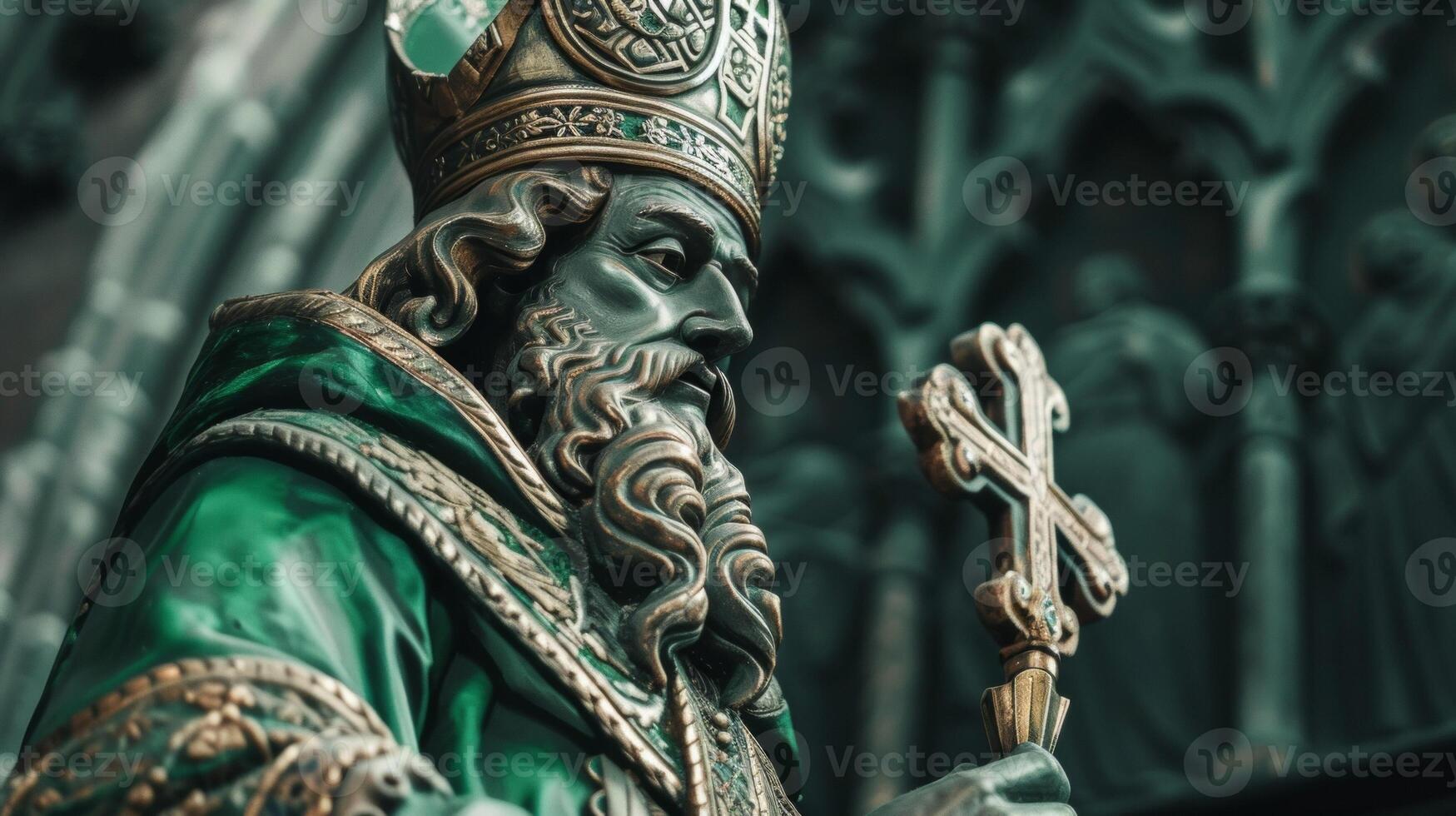 A chance to honor St. Patrick the patron saint of Ireland and his missionary work to spread Christianity photo