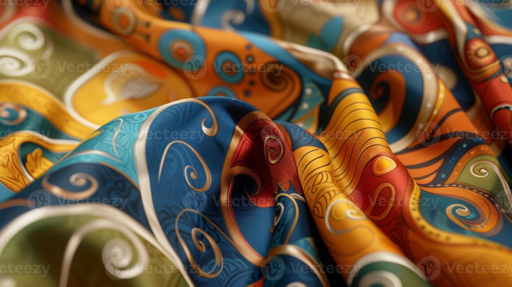 A dynamic arrangement of swirling patterns and vibrant colors inspired by the lively energy and excitement of Oktoberfest creates a unique and eyecatching background photo