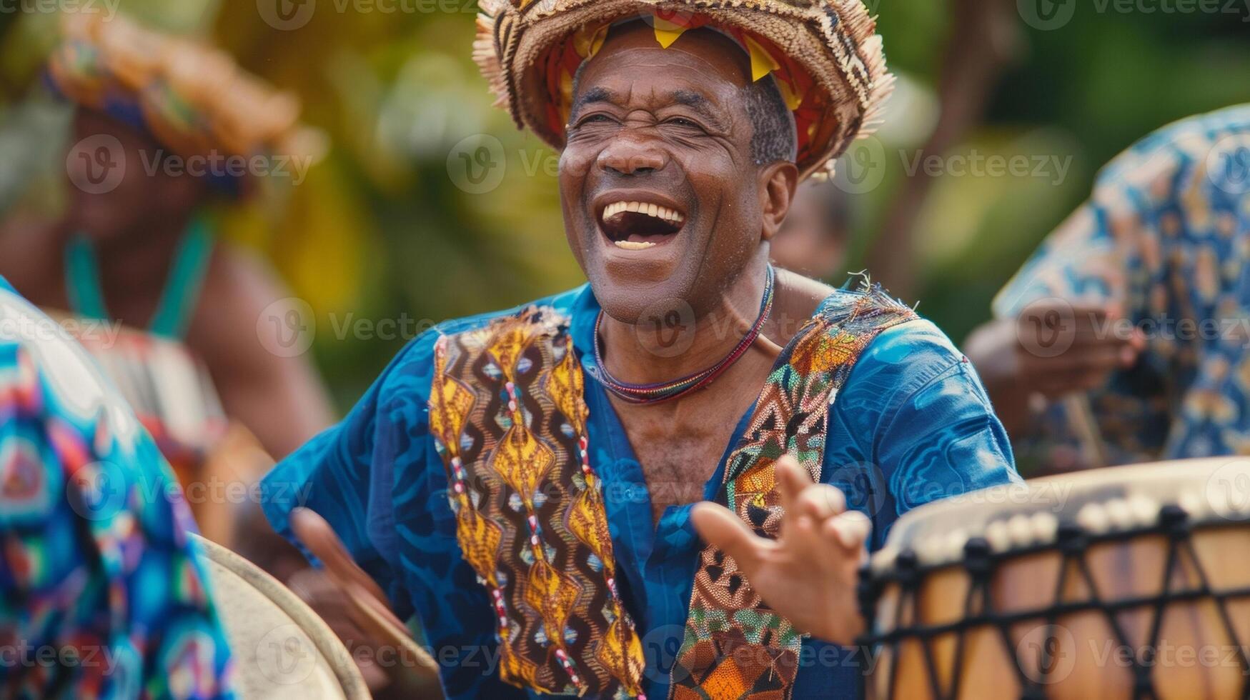 Traditional music and drums can be heard throughout the day adding a lively soundtrack to the celebrations photo