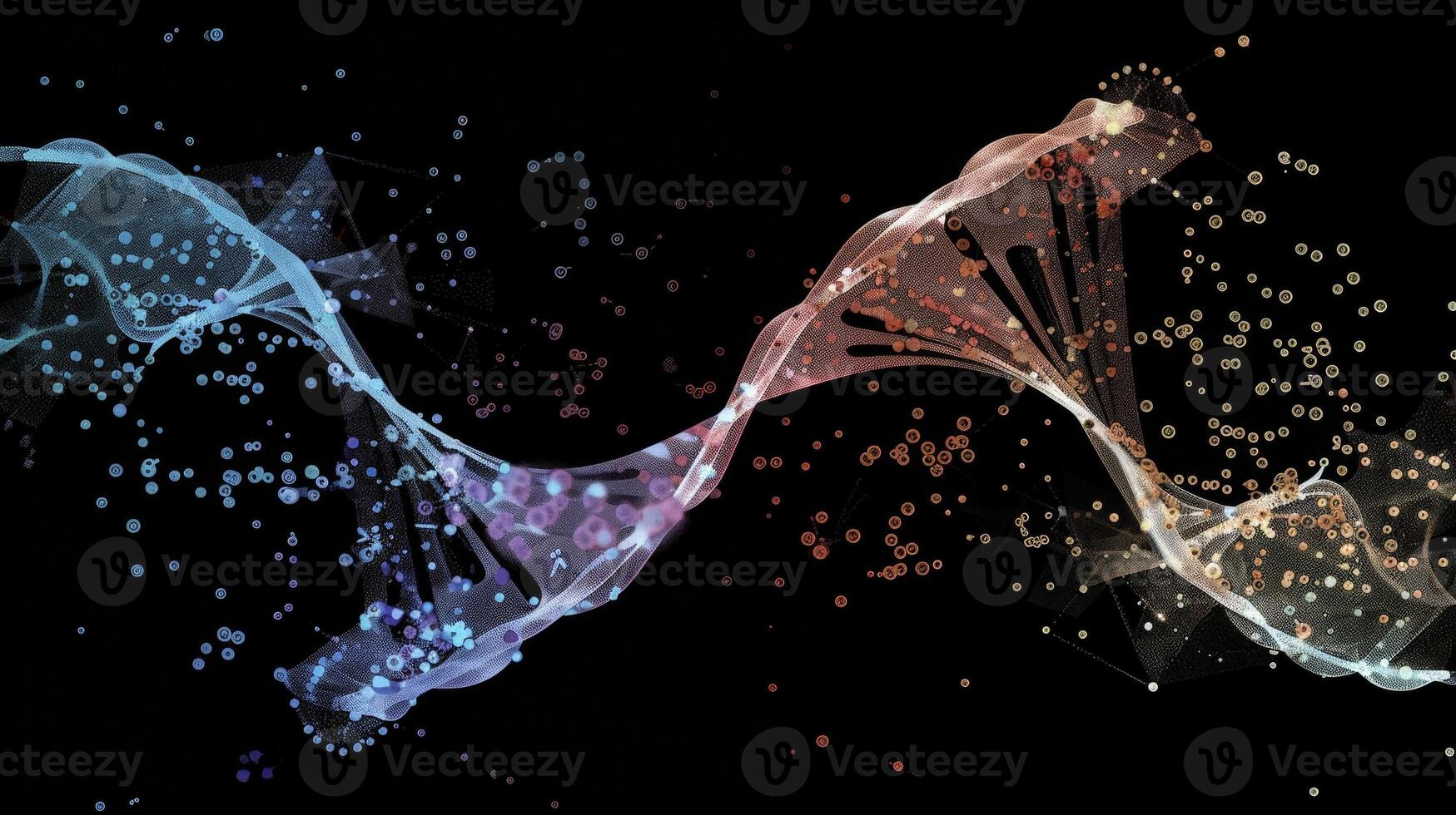 A graph showing a comparison of genetic data from two different individuals highlighting potential variations photo