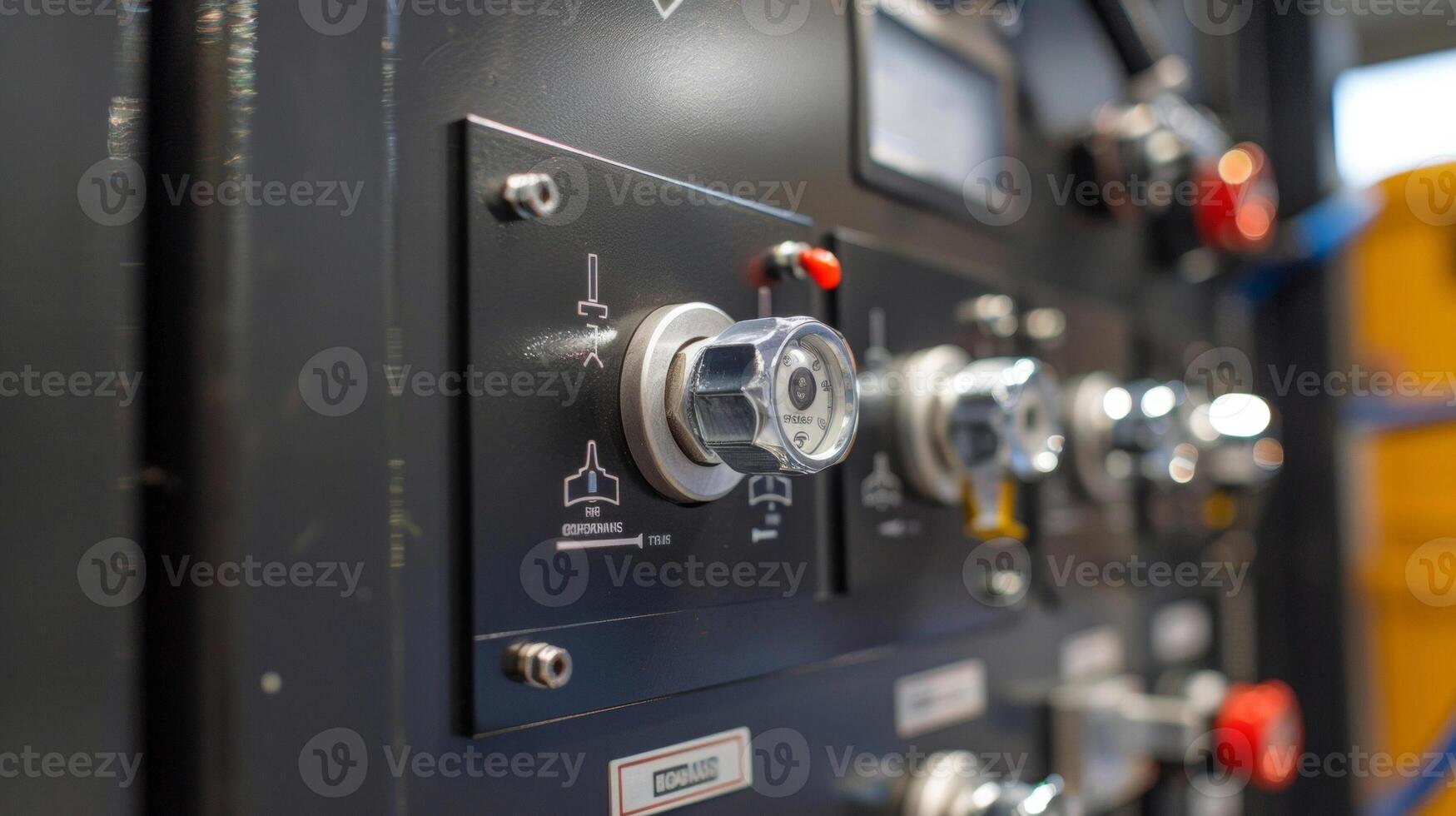 Closeup of the pumps intuitive control panel allowing for precise pressure adjustments photo