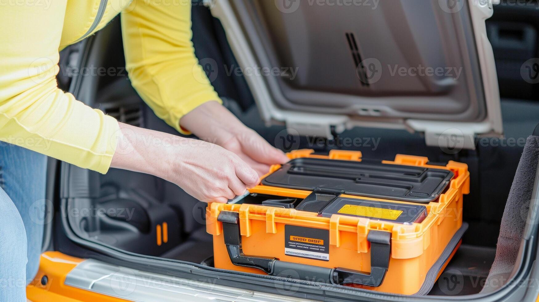 Its compact size makes it easy to carry in a glovebox or emergency kit photo