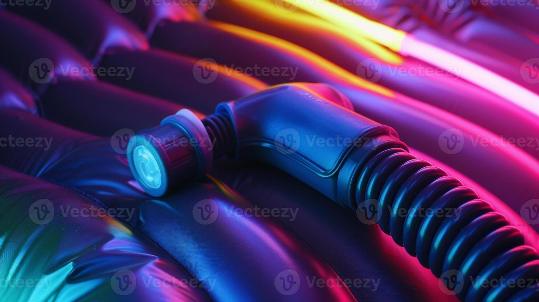 A detailed look at a manual air pump with a handle and easytouse valve providing a convenient and efficient way to inflate your air mattress photo