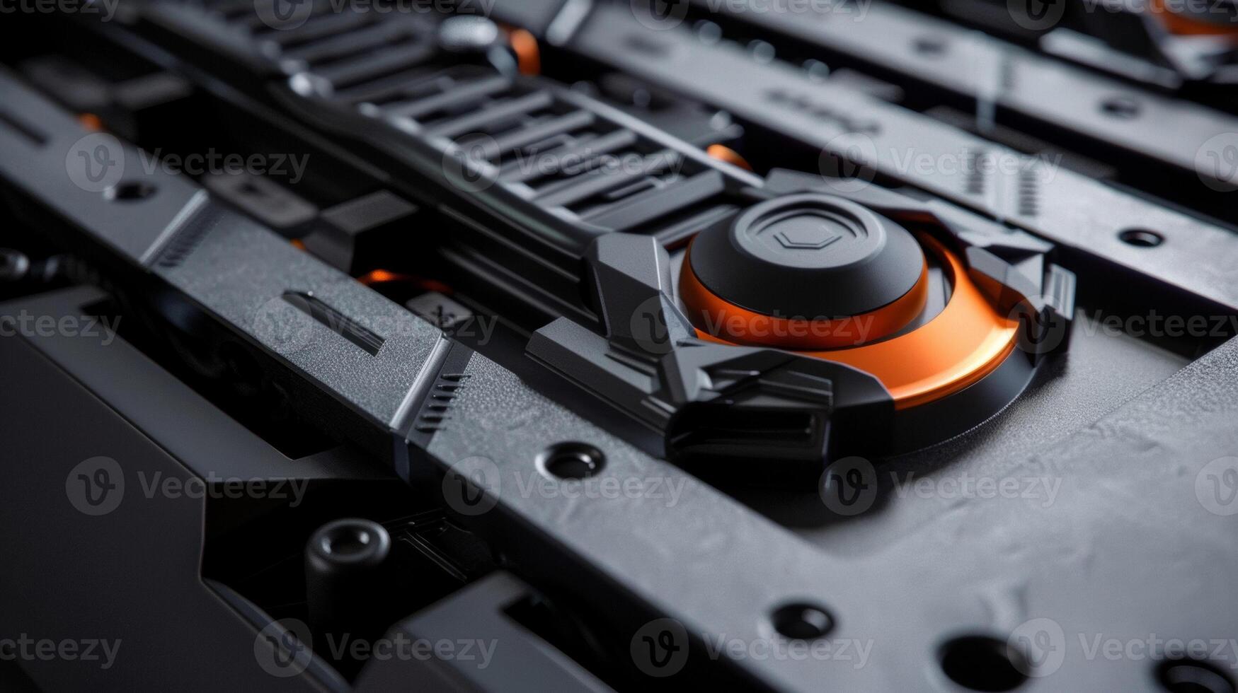 Closeup of the electric motors cooling vents preventing overheating and prolonging the tools lifespan photo