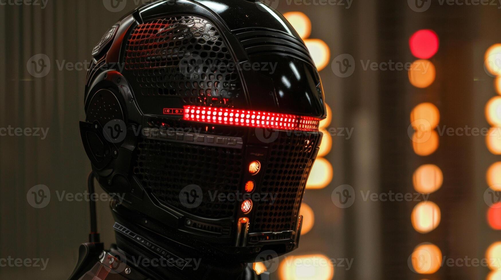 The top of the head is adorned with a small bright red LED light that indicates when the swatter is on photo