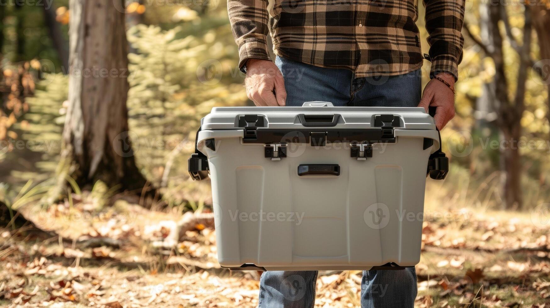 With its robust construction and reinforced corners this ice chest is built to last. It can handle rough terrain and heavy use without showing signs of wear and tear photo