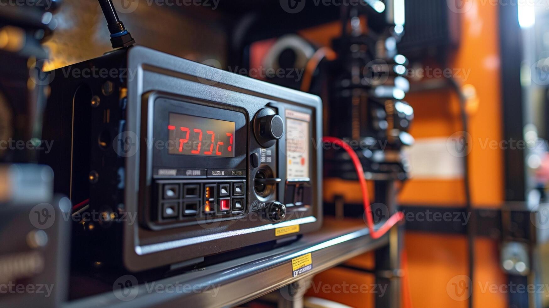 In this specific view the power output meter is emphasized displaying a high number indicating the potency of the generator photo