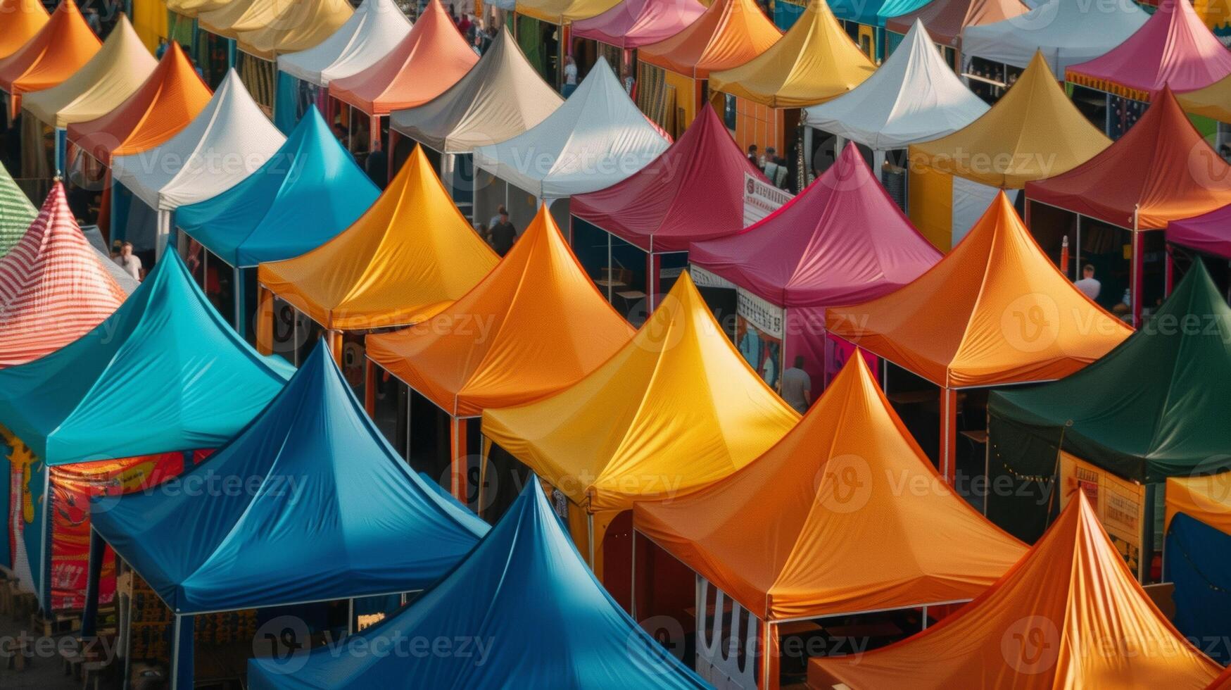 Walk through the bustling streets lined with rows upon rows of colorful tents each one offering a unique and exciting experience. Whether youre looking for a slow and relaxe photo