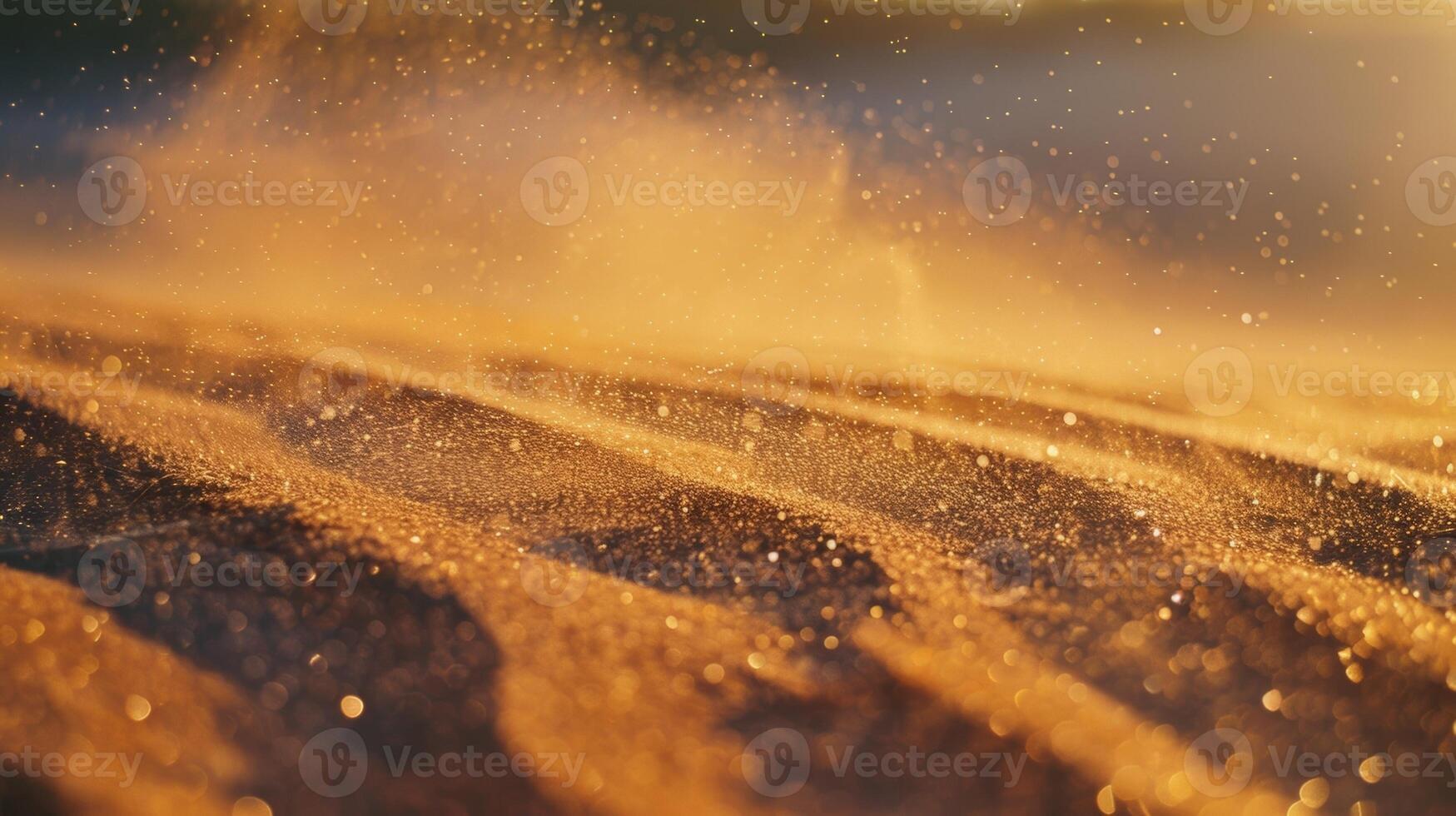 The wind picks up carrying with it fine grains of sand that obscure the sun and create an eerie otherworldly atmosphere photo