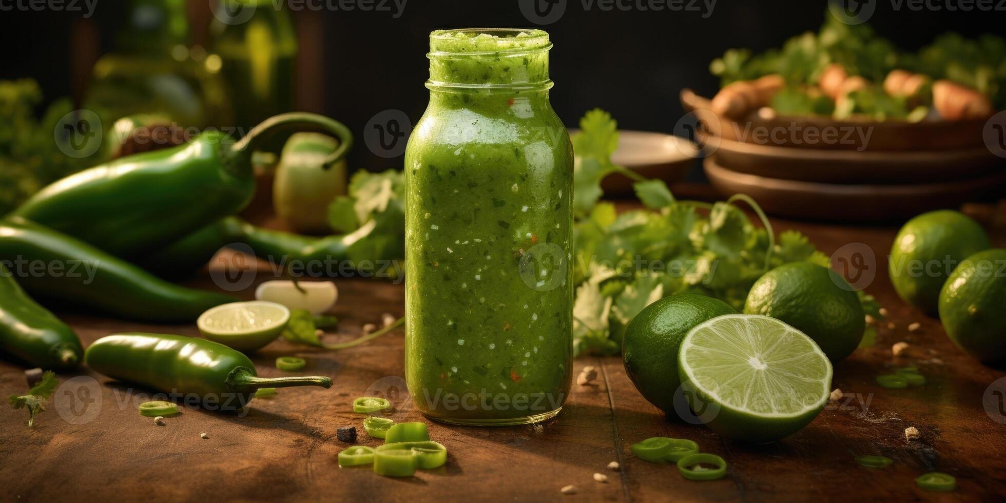 A true culinary masterpiece, this fermented green hot sauce is a blend of fresh jalapeno peppers, cilantro, and lime, resulting in a tantalizingly tangy and refreshing flavor. The photo