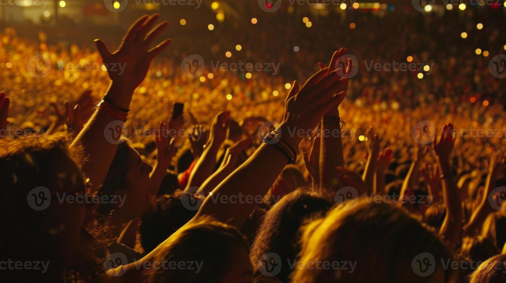 The stadium became a symphony hall as the unified chants of the crowd harmonized in perfect unison photo