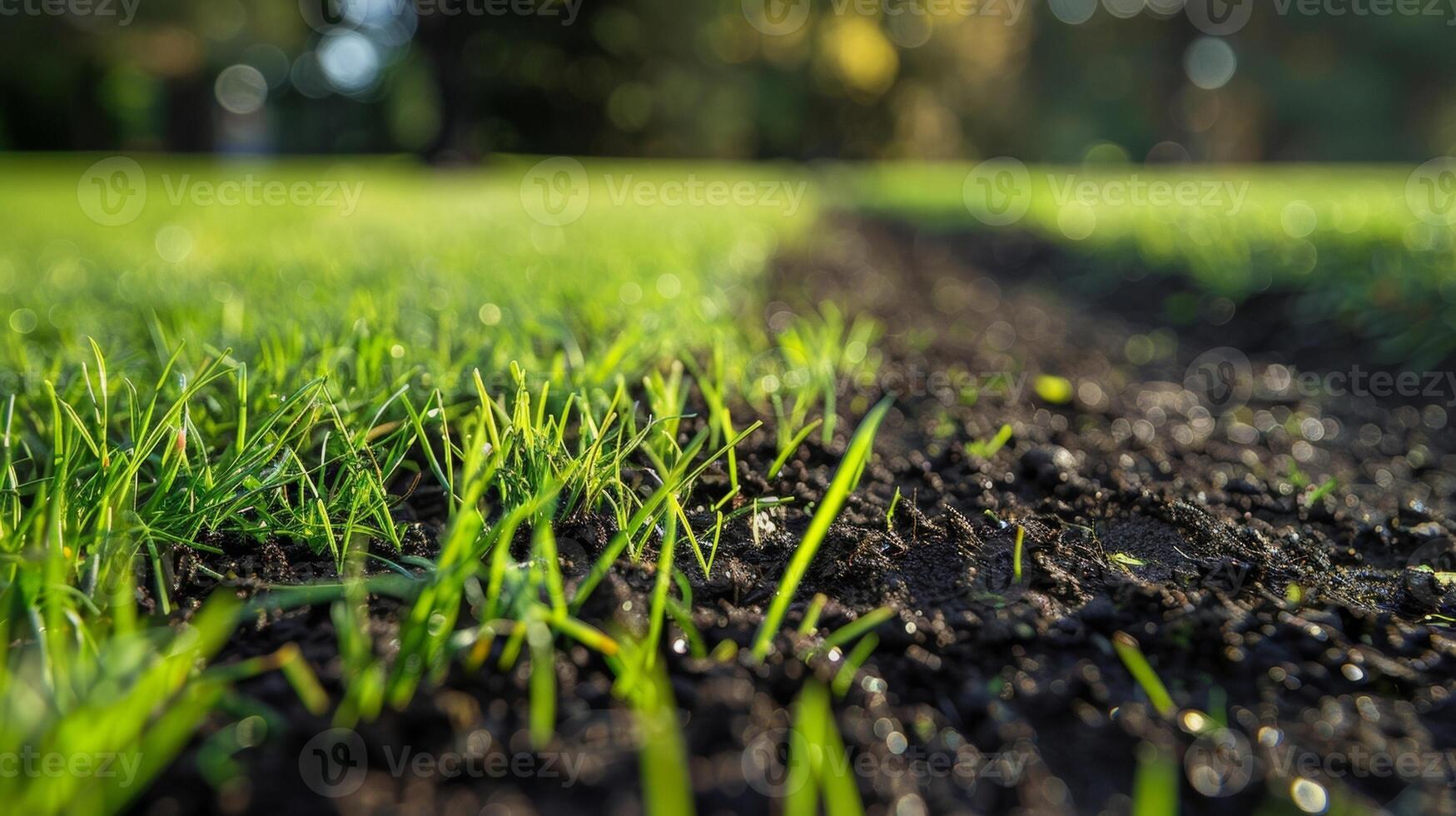 The technique of overseeding where new grass is added to the existing
