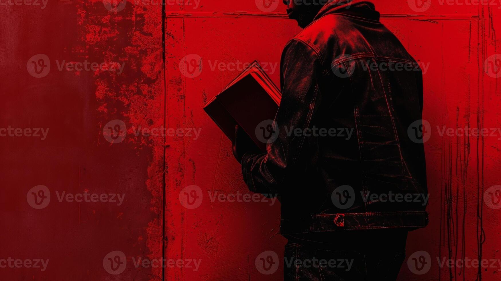 A suspenseful ebook cover with a gripping image and intriguing title in bold red font photo