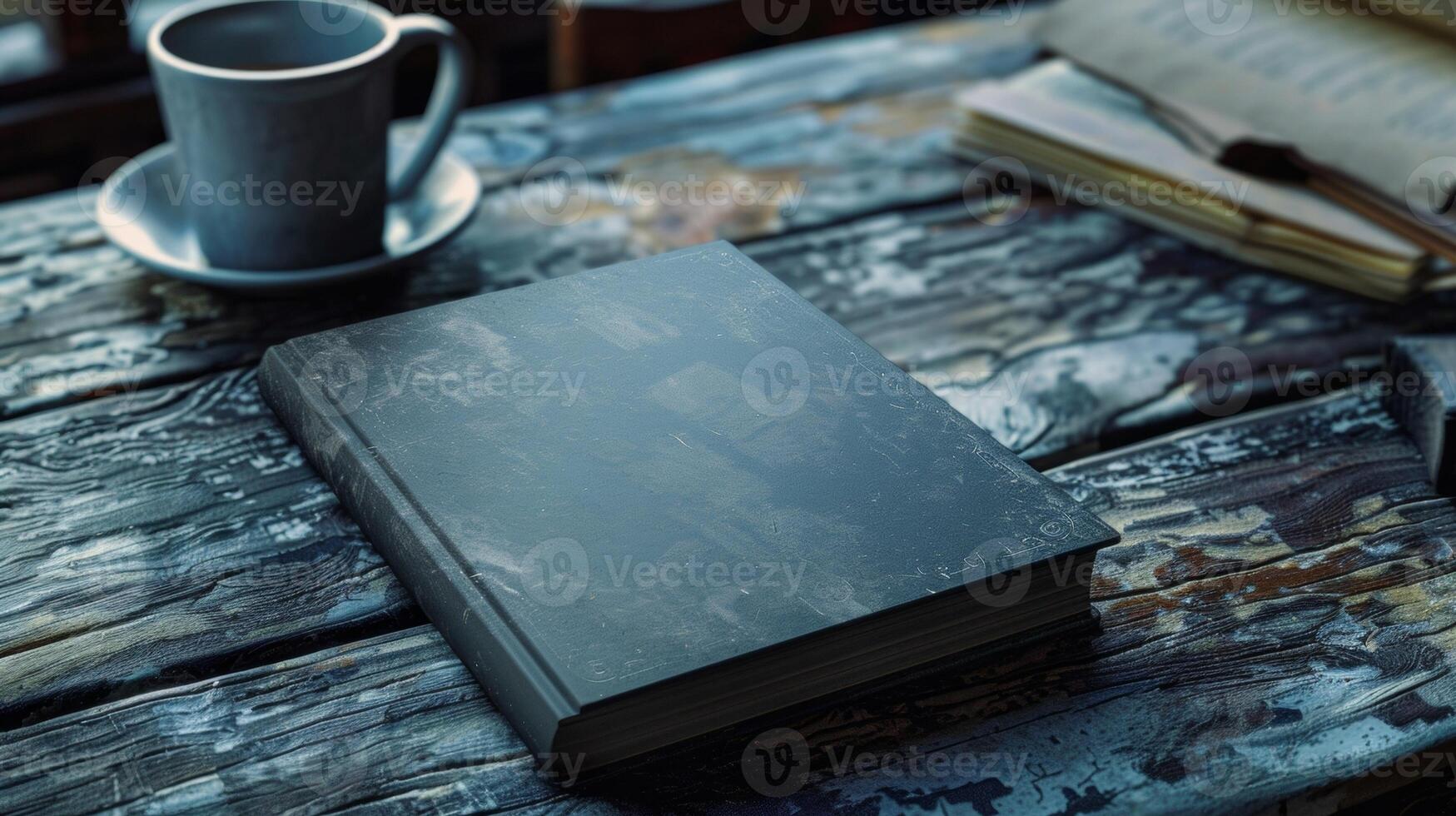 Blank mockup of an intriguing and mysterious ebook cover for a thriller photo