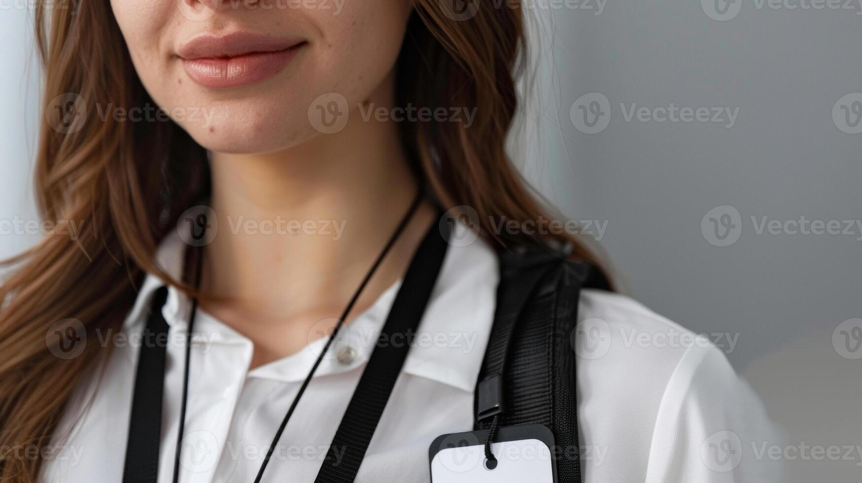 Represent your company with pride using these fully customizable name tags and lanyards for every employee photo