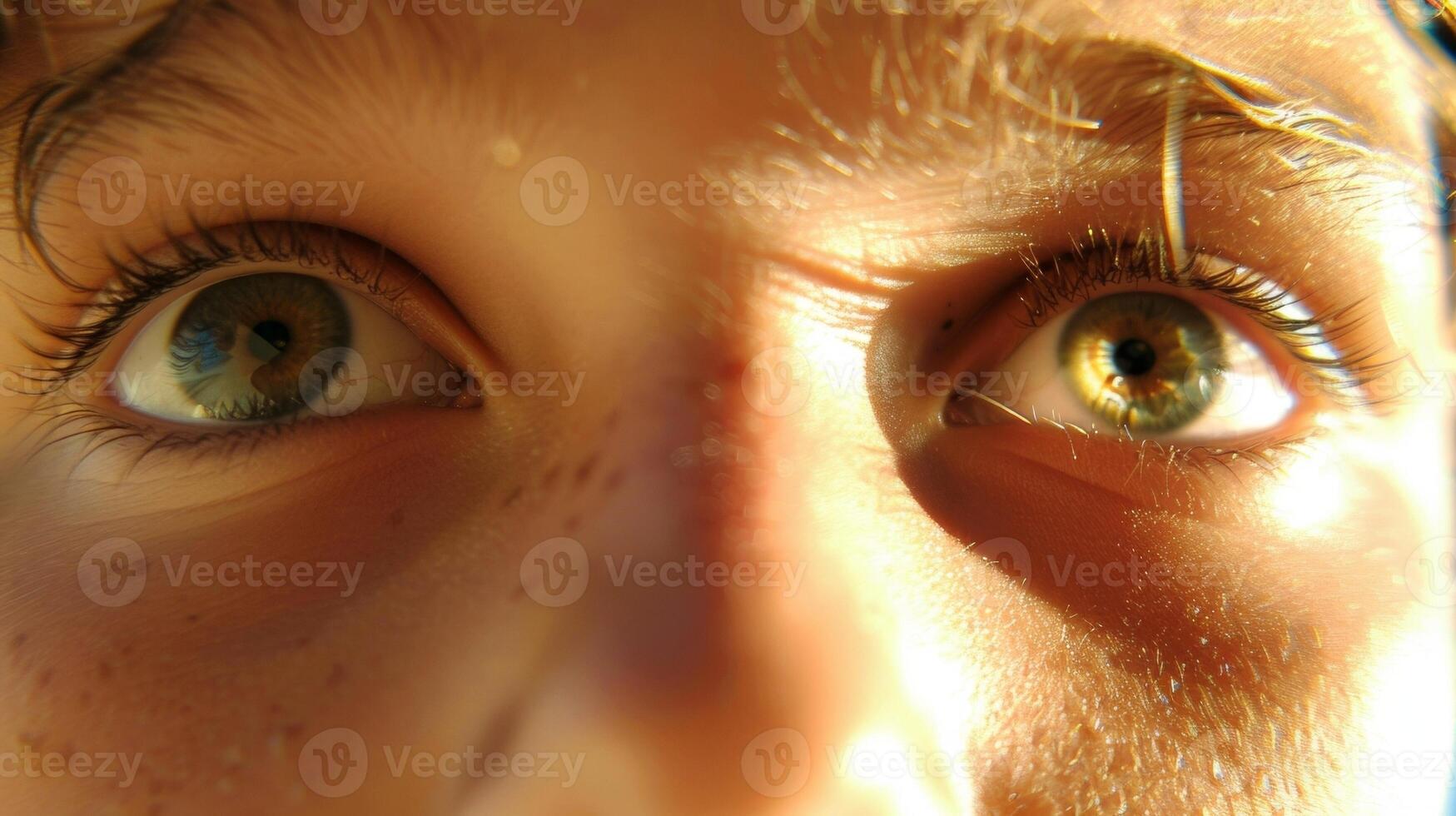 A teenagers expression turns from confusion to understanding as their face lights up with realization. photo