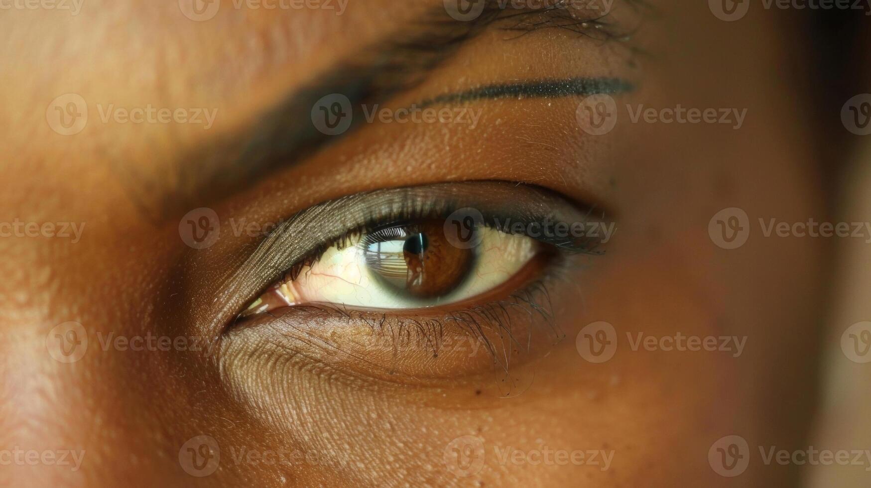 A scar above the eyebrow a reminder of a physical altercation and the growth and strength that followed. photo