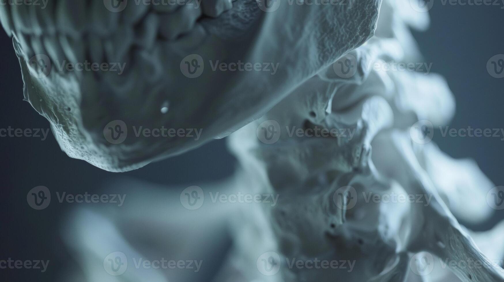 The steady rhythm of a neck pulse is magnified in this closeup its presence tangible and mesmerizing. photo