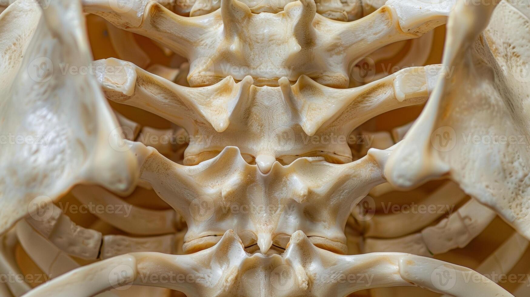 The symmetrical alignment of rib bones elegantly encasing and protecting vital . photo