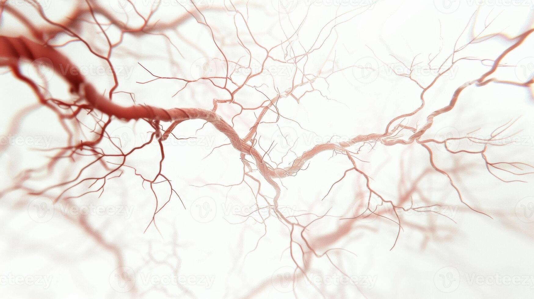The delicate branches of s and arteries weave together in a dance of life interconnecting and serving the bodys needs. photo