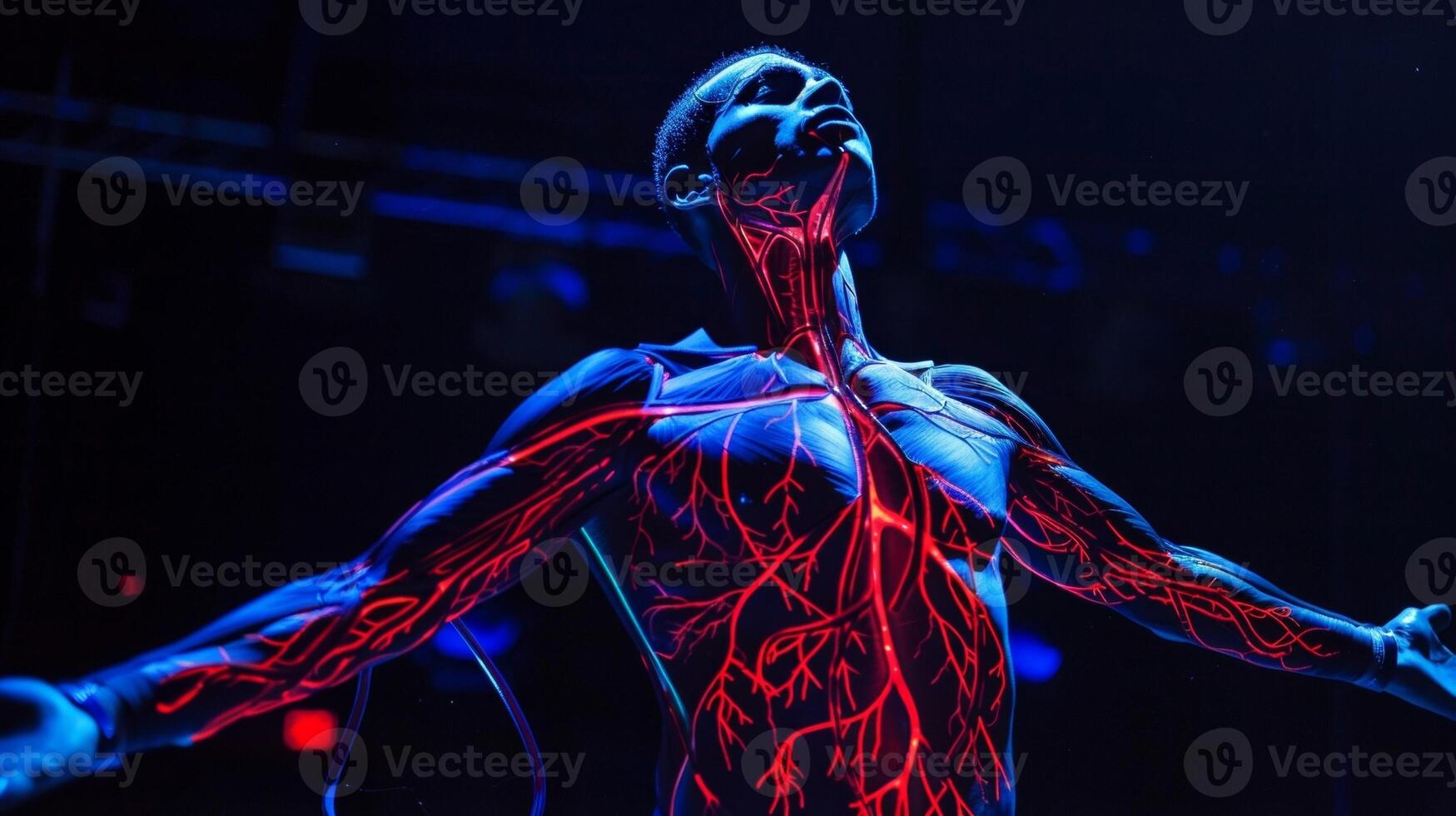 The Dance of Veins and Arteries showcases the bodys intricate and everadapting circulatory system in a mesmerizing performance. photo