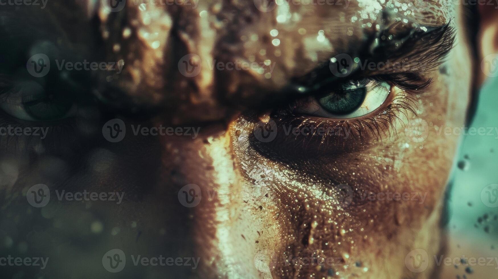 His intense gaze never wavered from the task at hand his jaw set in determination. photo