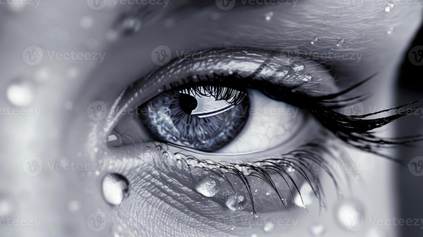The fluidity of tears is a reminder of our ability to feel deeply and wholly. photo